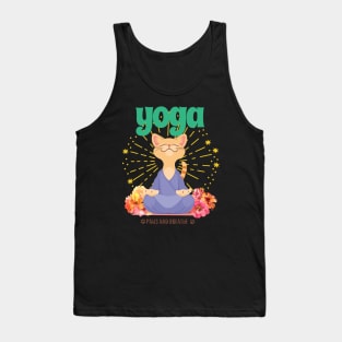 Cat yoga Tank Top